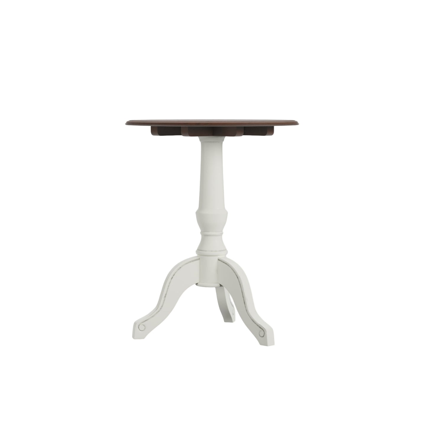 Laura Ashley Montpellier Side Table in Walnut & Ivory