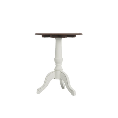 Laura Ashley Montpellier Side Table in Walnut & Ivory