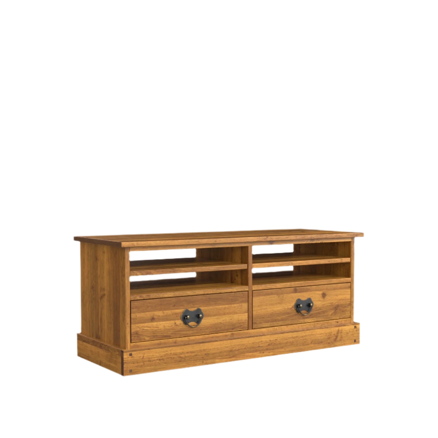 Laura Ashley Garrat 2 Drawer TV Unit in Honey - 3424152 - White Bear Furnishings