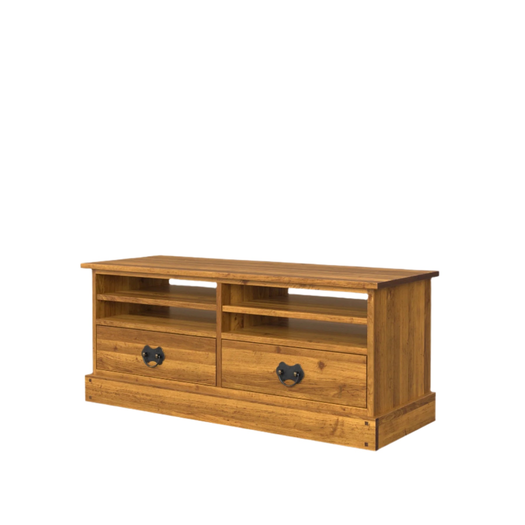 Laura Ashley Garrat 2 Drawer TV Unit in Honey - 3424152 - White Bear Furnishings