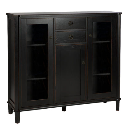 Laura Ashley 3 Door 2 Drawer Low Display Cabinet Unit