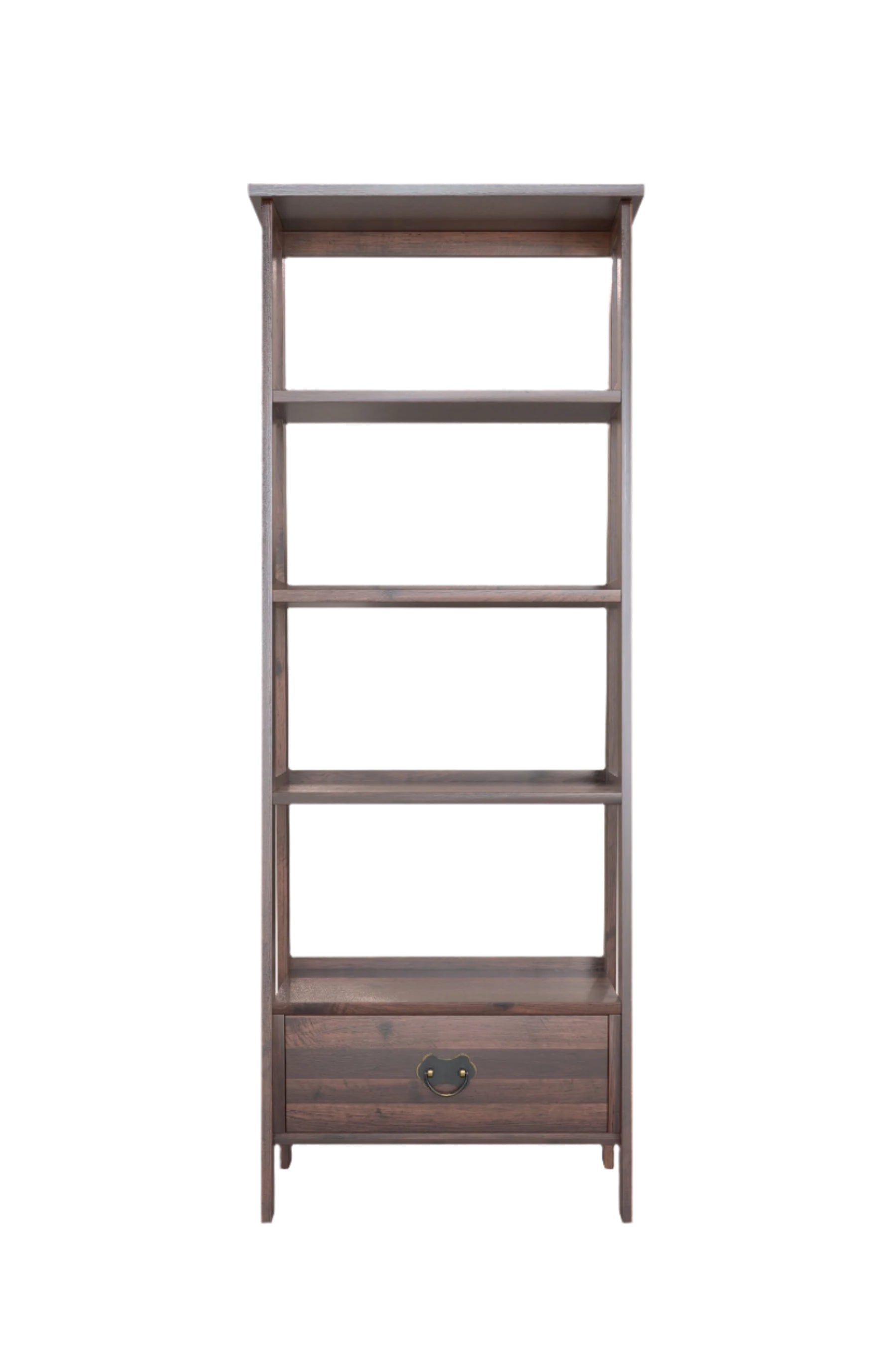 Laura Ashley Garrat Ladder Shelving Unit in Dark Chestnut - 3535414 - White Bear Furnishings