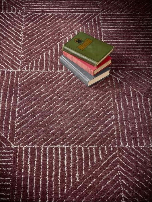 Eco Modern Wool Rug Geometric Design