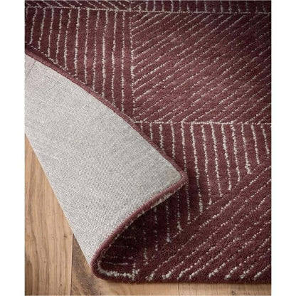 Eco Modern Wool Rug Geometric Design