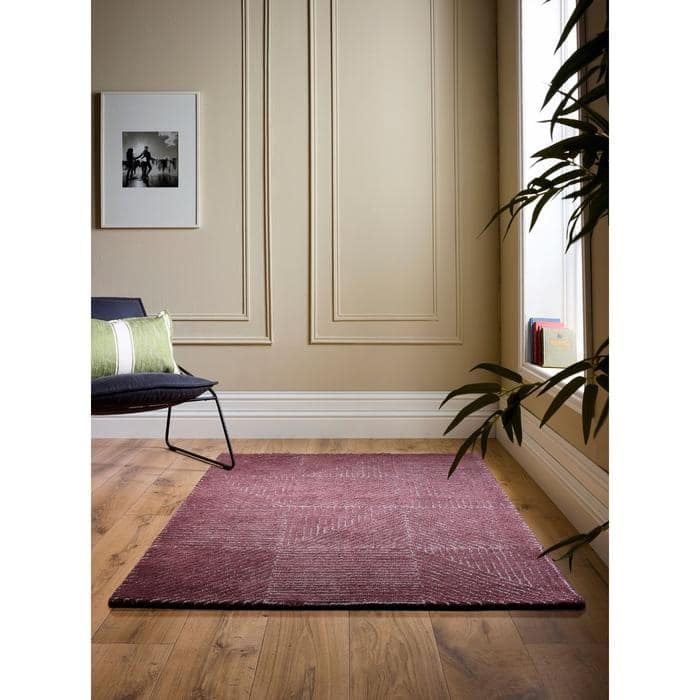 Eco Modern Wool Rug Geometric Design
