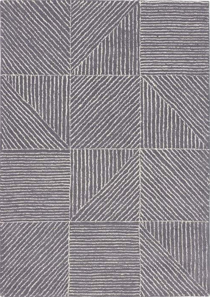 Eco Modern Wool Rug Geometric Design