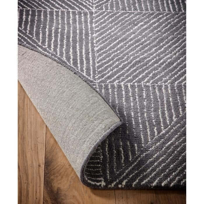 Eco Modern Wool Rug Geometric Design