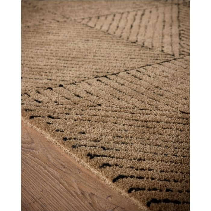 Eco Modern Wool Rug Geometric Design