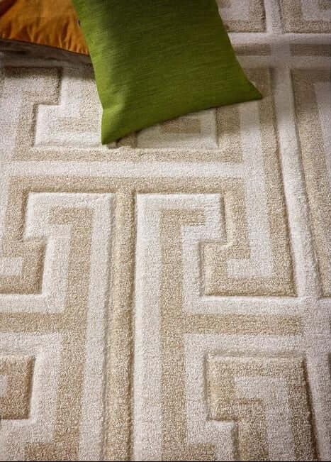 Greek Key Rug Geometric Design