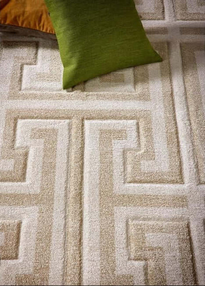 Greek Key Rug Geometric Design