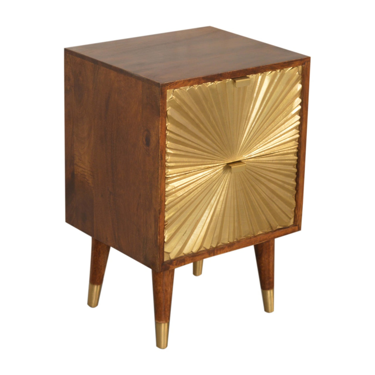 Manila Gold Bedside - White Bear Furnishings