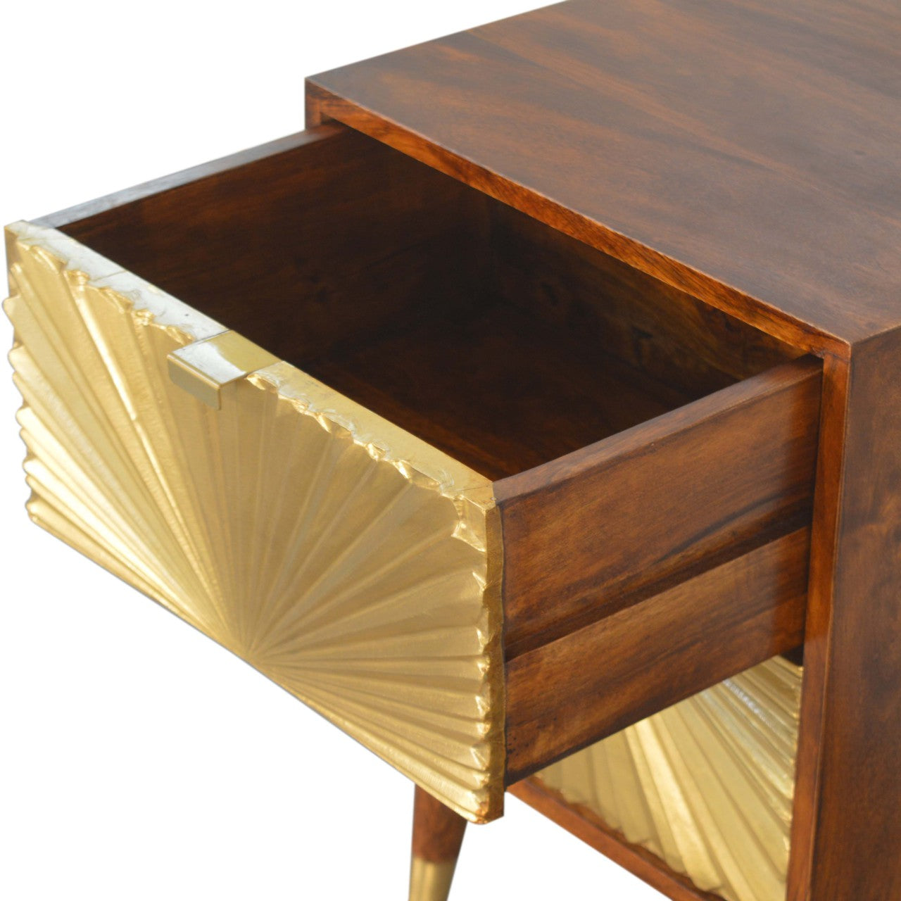Manila Gold Bedside - White Bear Furnishings