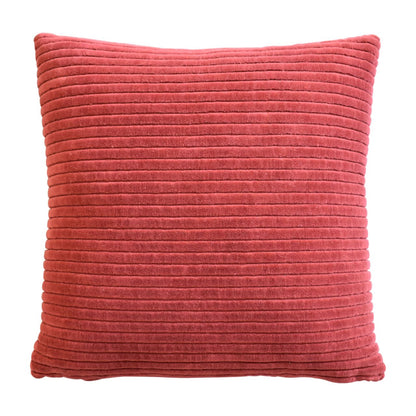 Ribbed Red Cushion Set of 2 - White Bear Furnishings
