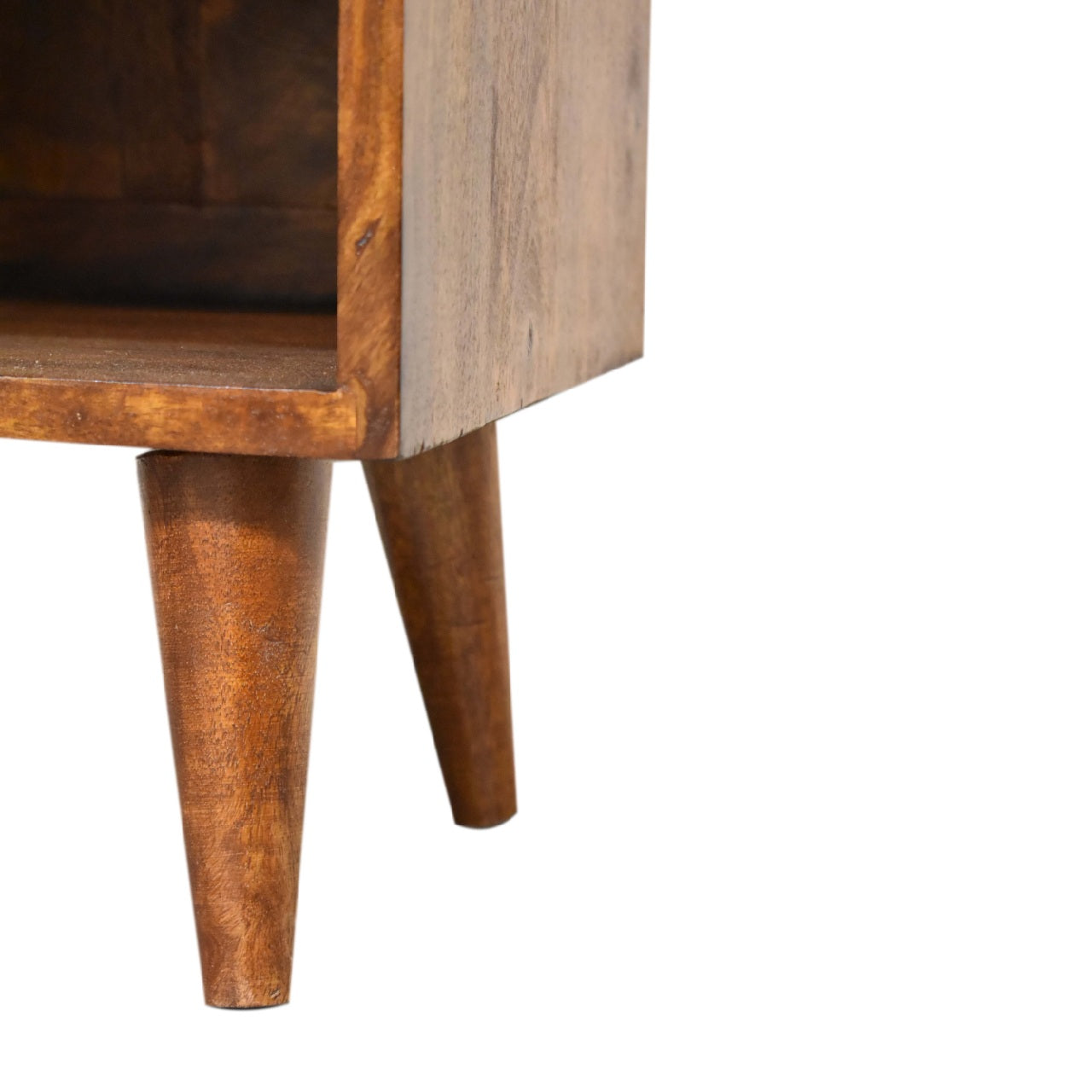 Mini Manila Gold 1 Drawer Bedside - White Bear Furnishings