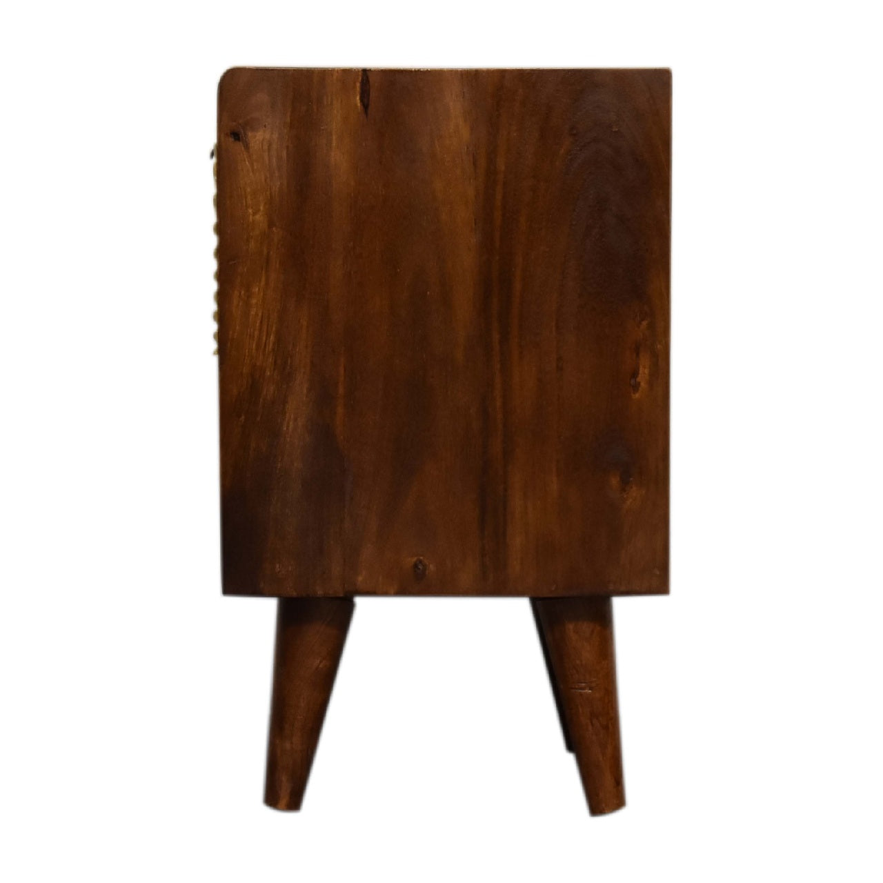 Mini Manila Gold 1 Drawer Bedside - White Bear Furnishings