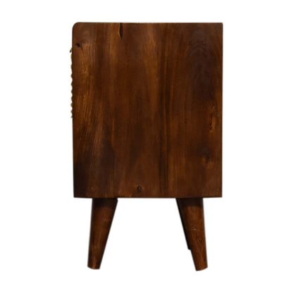 Mini Manila Gold 1 Drawer Bedside - White Bear Furnishings