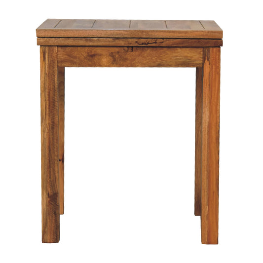 Mini Oak-ish Butterfly Dining Table - White Bear Furnishings