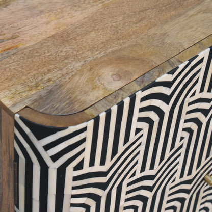 Handcrafted Edessa Bone Inlay Cabinet – IN3392
