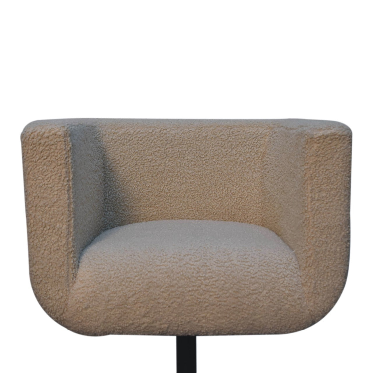 Cream Boucle Swivel Chair - White Bear Furnishings