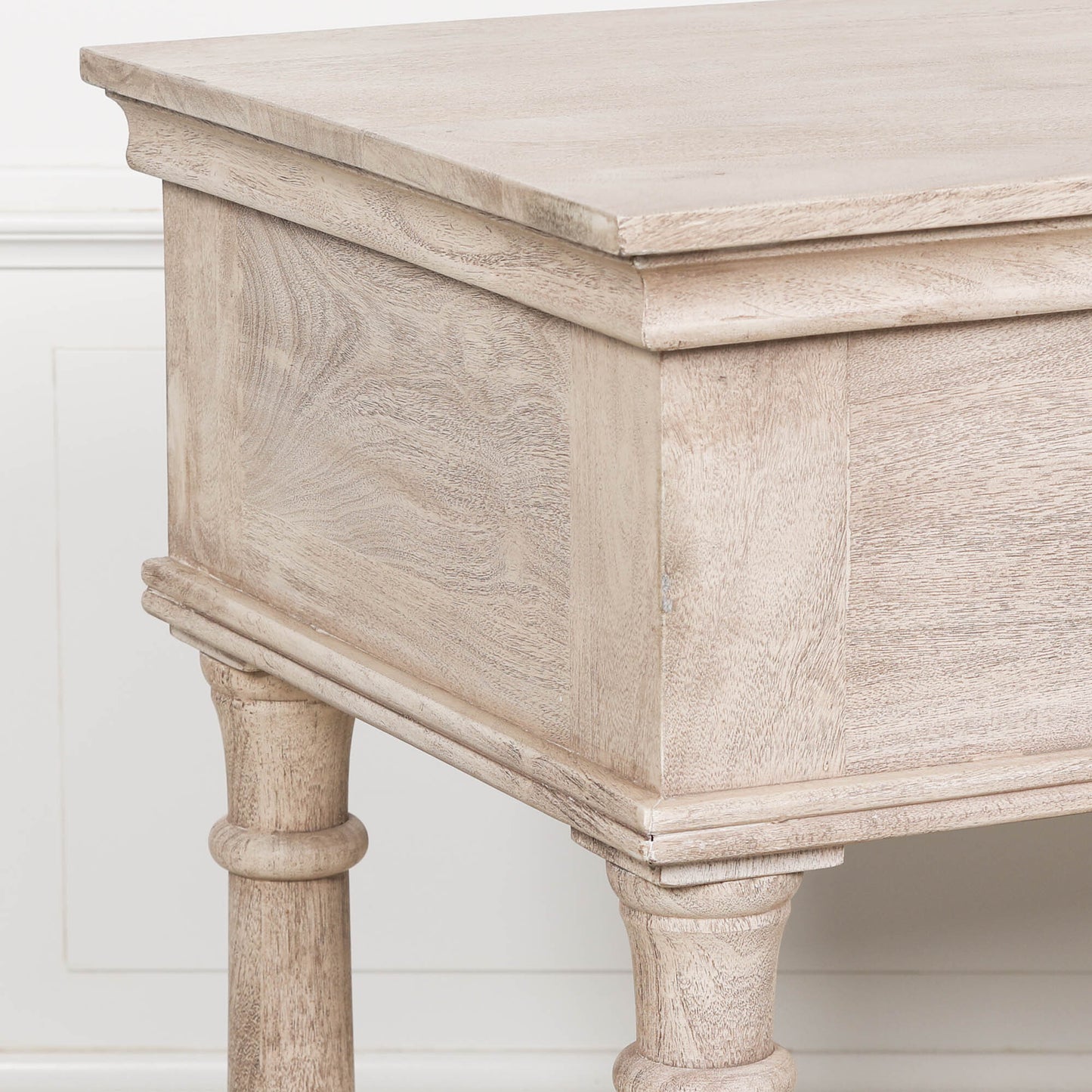 Maison Reproductions Acacia Wooden Console with Single Drawer - KFA193
