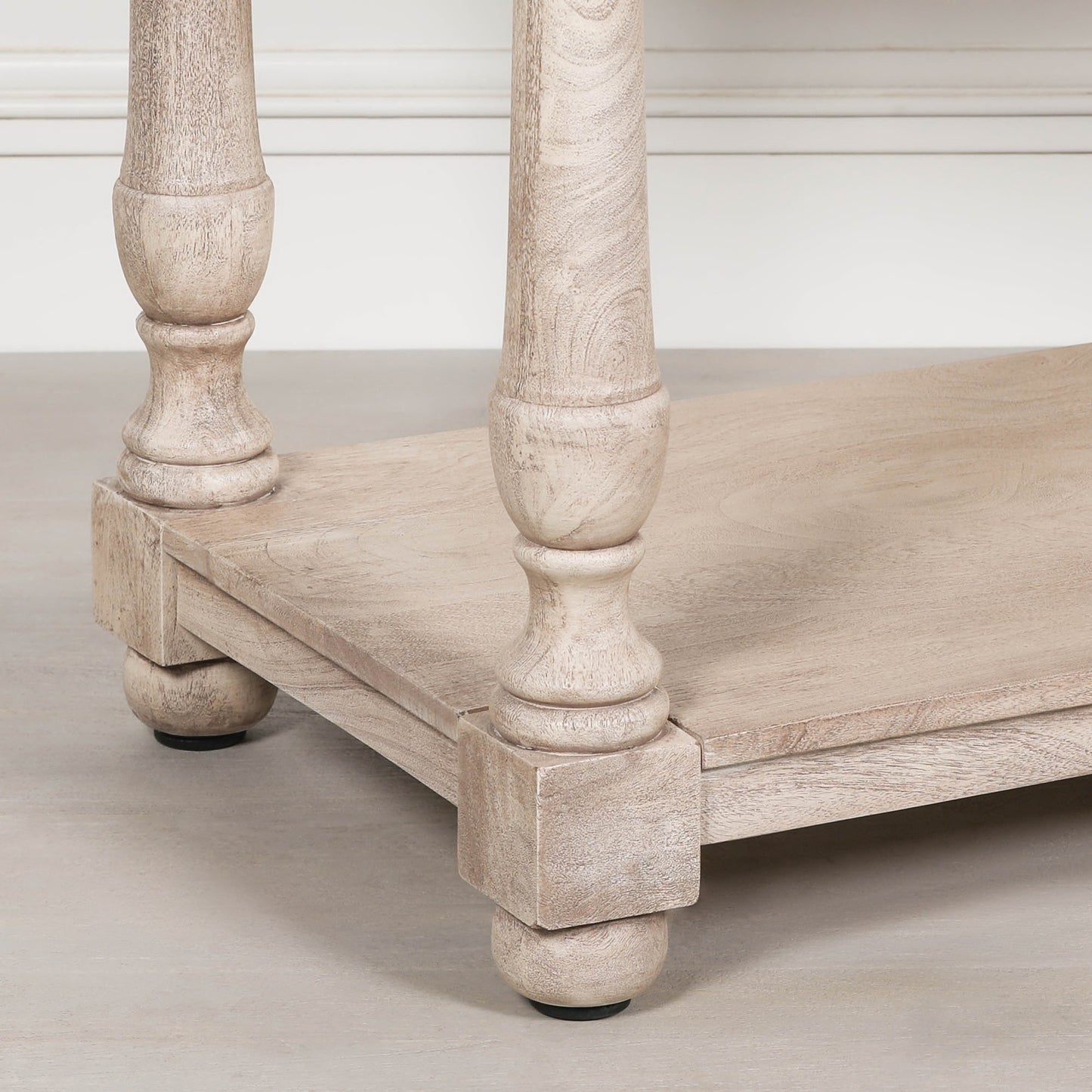 Maison Reproductions Acacia Wooden Console with Single Drawer - KFA193