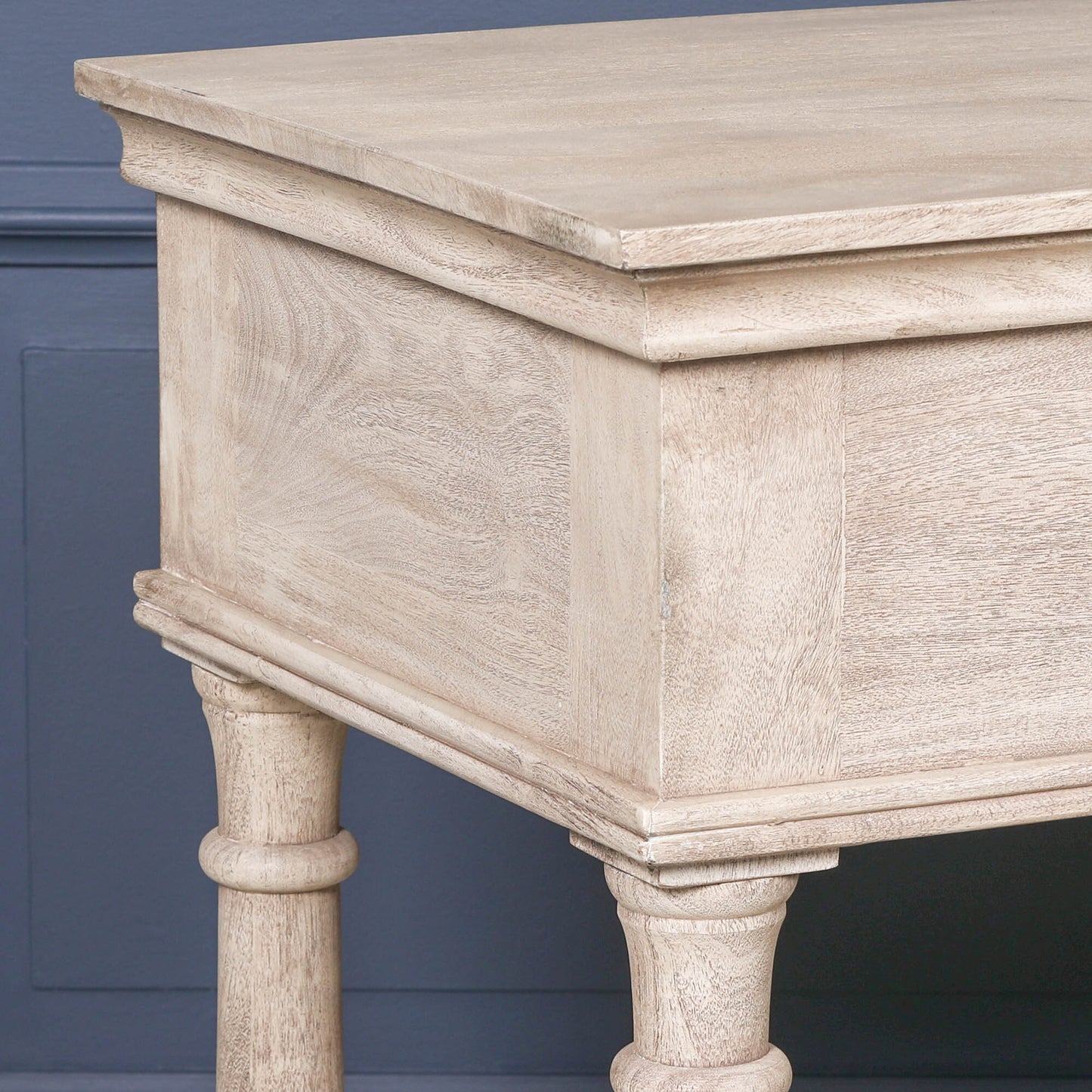 Maison Reproductions Acacia Wooden Console with Single Drawer - KFA193