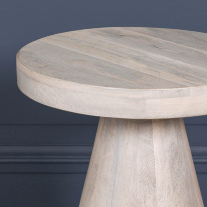 Handcrafted Blanchie Wooden Nesting Side Occasional Table – KFA444 - White Bear Furnishings