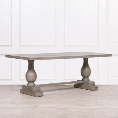 Maison Reproductions Wooden Rustic Rectangular Dining Table 210cm - KFA931