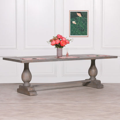Maison Reproductions Wooden Rustic Rectangular Dining Table 260cm -  KFA932