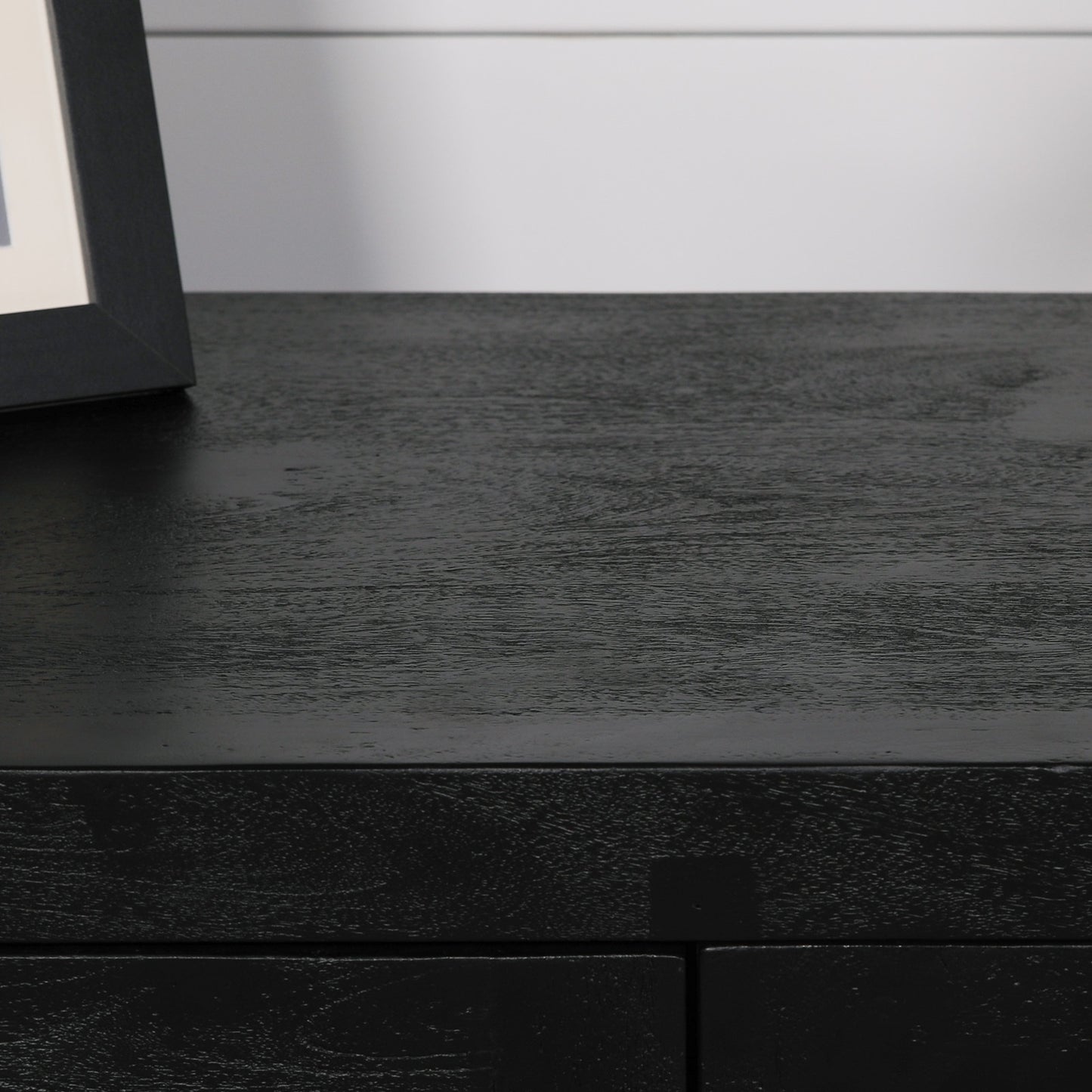 Maison Reproductions Black Wooden Contemporary Sideboard - KFA994