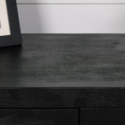 Maison Reproductions Black Wooden Contemporary Sideboard - KFA994