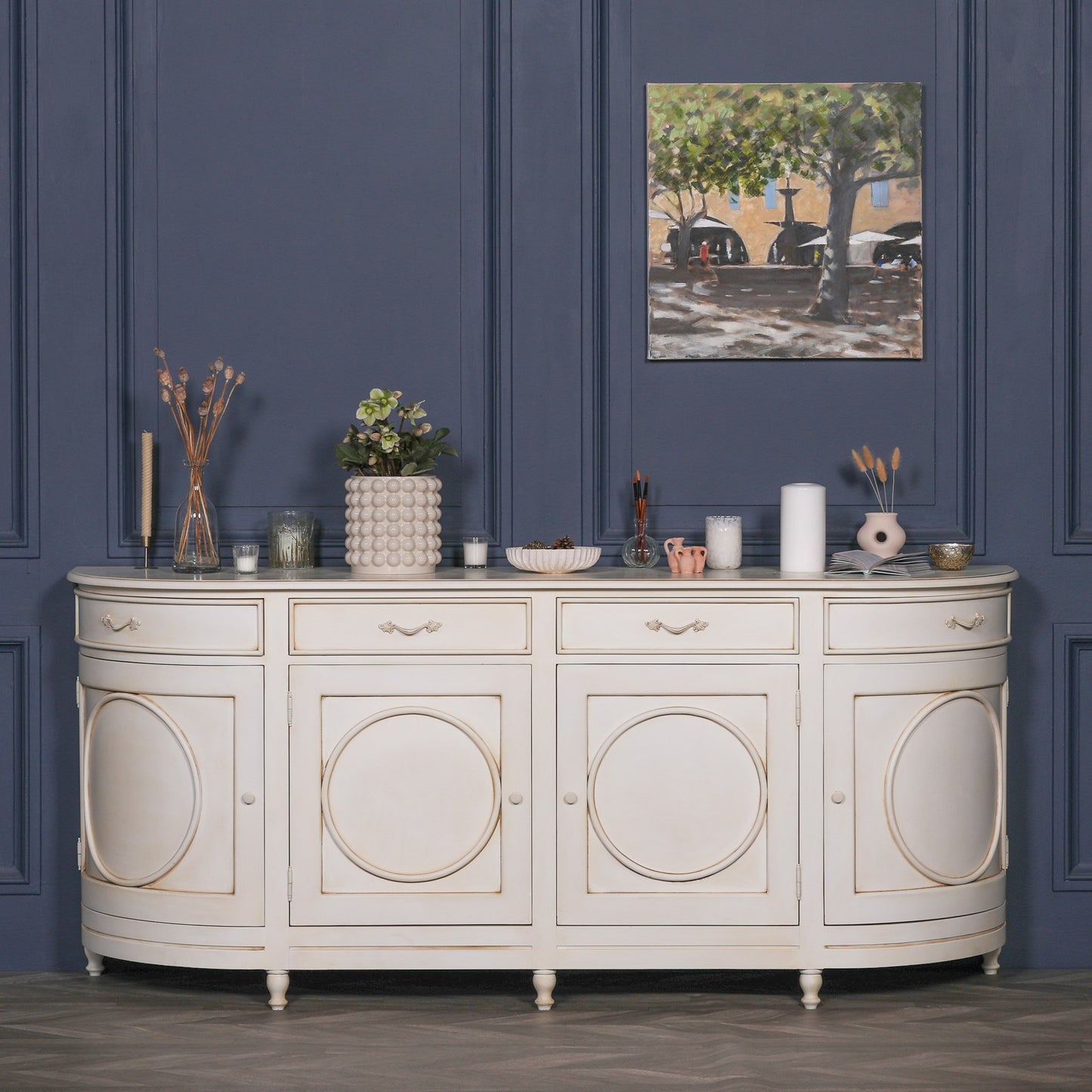 Maison Reproductions Aged Ivory Sideboard - LWR07