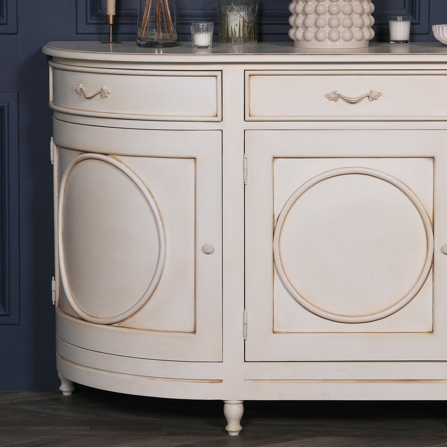 Maison Reproductions Aged Ivory Sideboard - LWR07