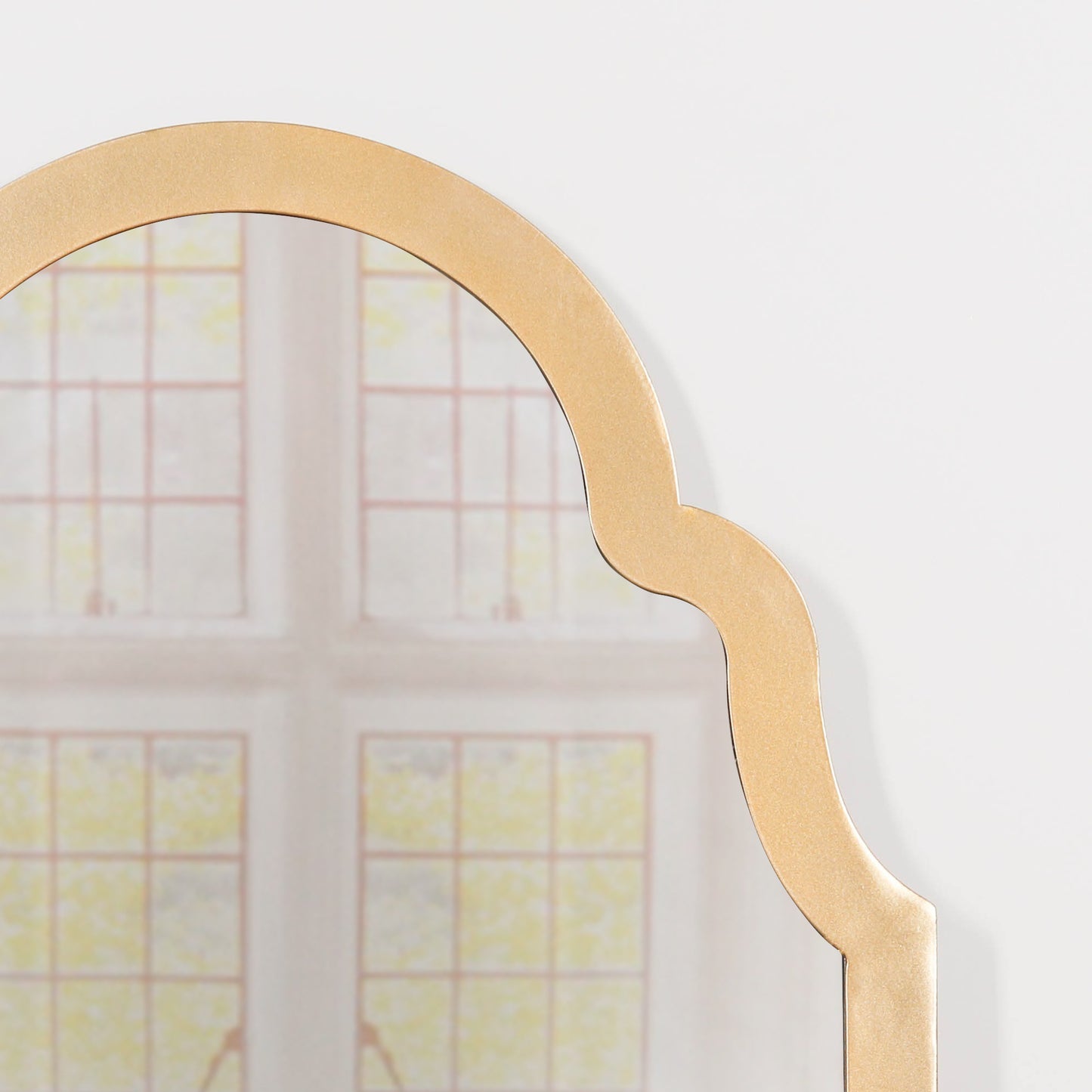 Gold Arch Metal Wall Mirror - MWA688