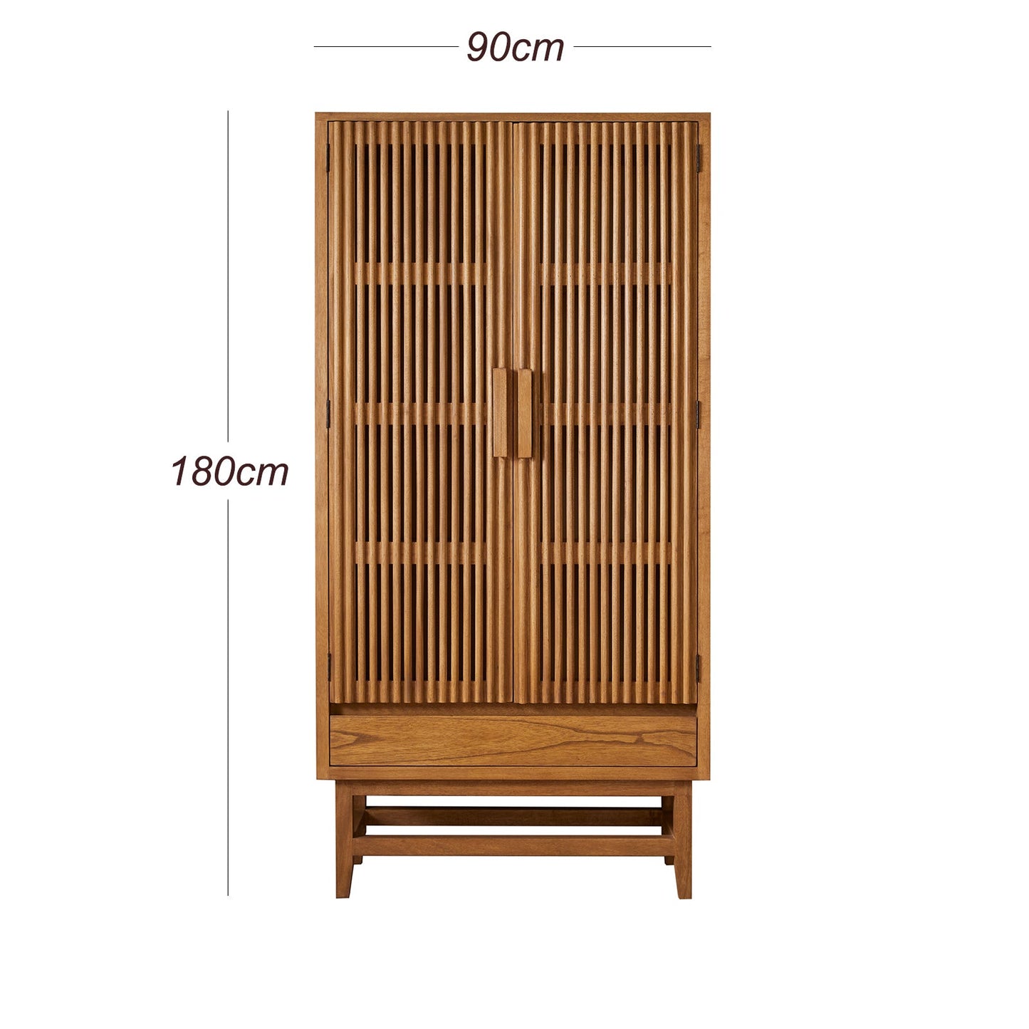 Fishe & Lilly Melia Light Oak Wardrobe with Drawers