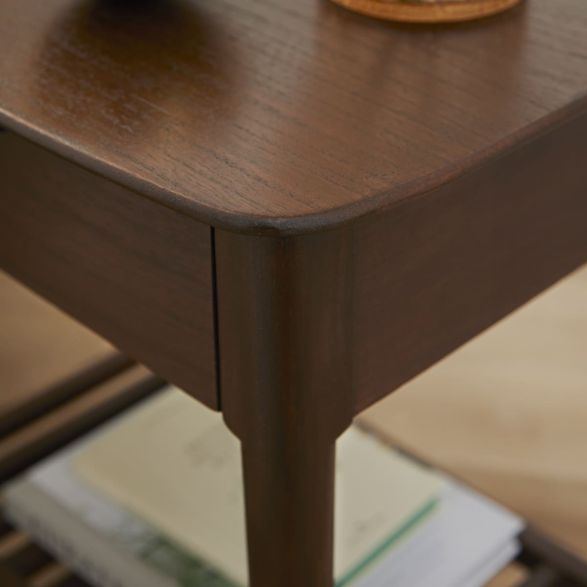 Fishe & Lilly Norway Walnut Side Table