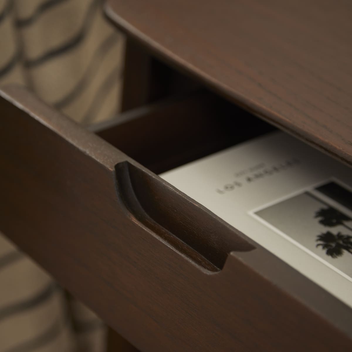 Fishe & Lilly Norway Walnut Side Table