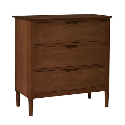 Fishe & Lilly Norway Walnut Chest of 3 Drawers