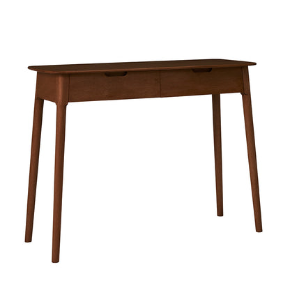 Fishe & Lilly Norway 2 Drawer Walnut Console Table