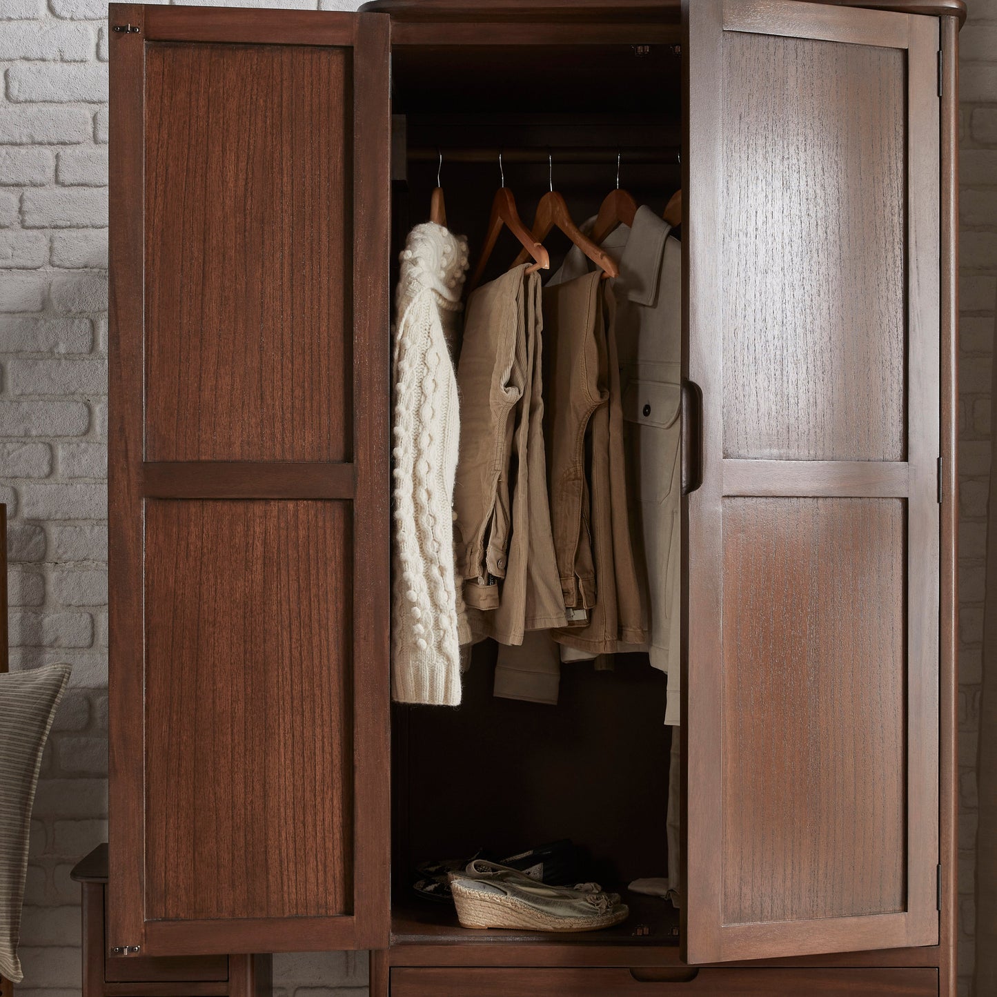 Fishe & Lilly Norway Walnut Wardrobe