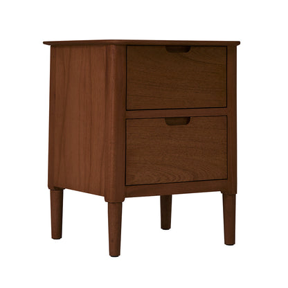 Fishe & Lilly Norway Walnut Wooden Bedside Table