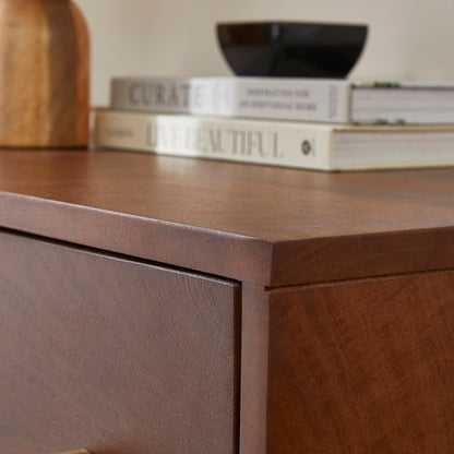 Fishe & Lilly Scandinavian Walnut Oslo Chest of 3 Drawers