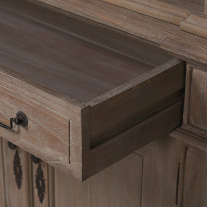 Handcrafted Large Rustic White Cedar Bookcase with Ladder & Curved Edges - RMB12