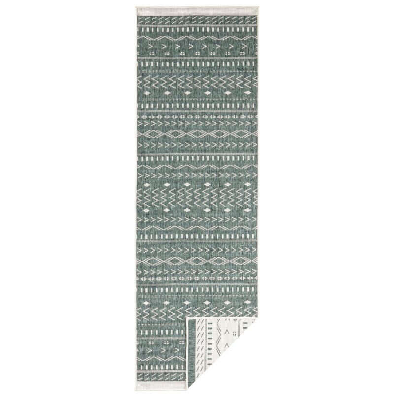 Kuba Reversible Indoor-Outdoor Rug - White Bear Furnishings