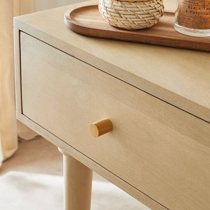 Fishe & Lilly Scandinavian Light Oak Oslo Console, Dressing Table, and Desk