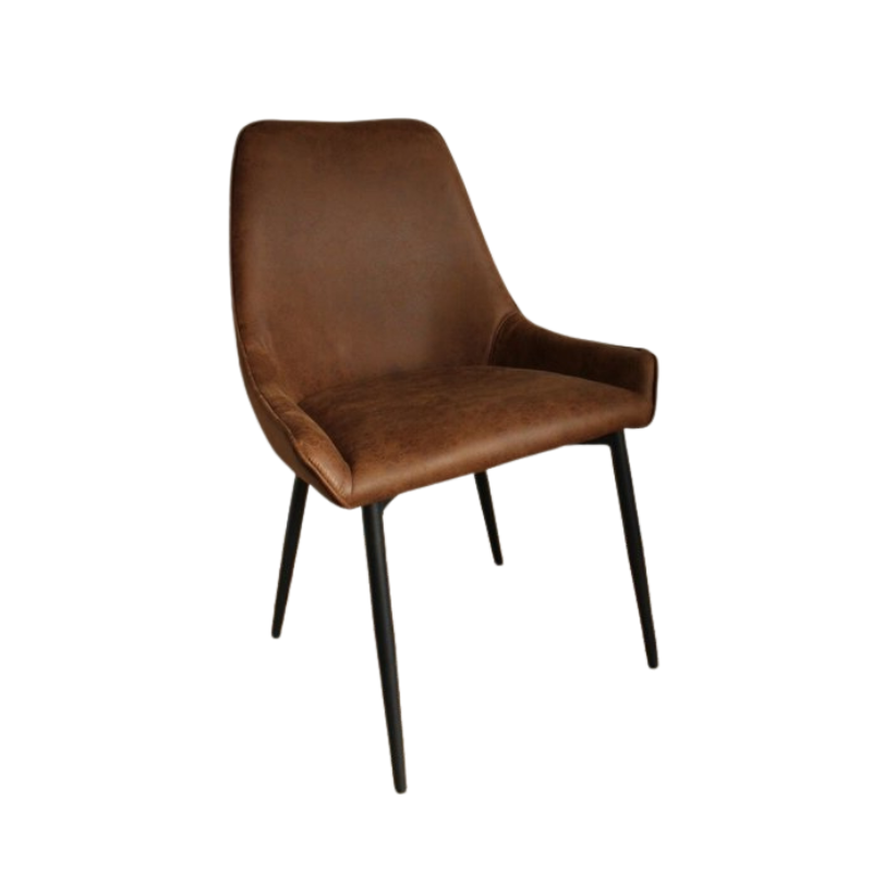 [Set of 2] Ancient Mariner Nico Vegan Leather Dining Chairs -  VLA201