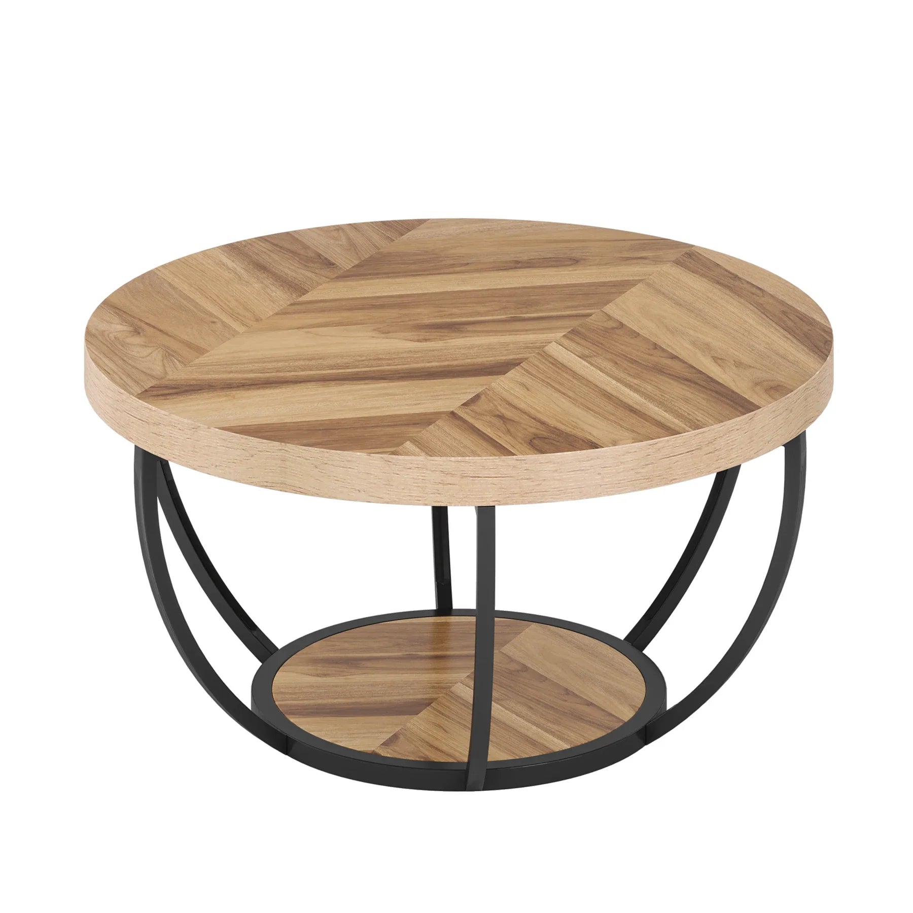 Round Coffee Table - White Bear Furnishings