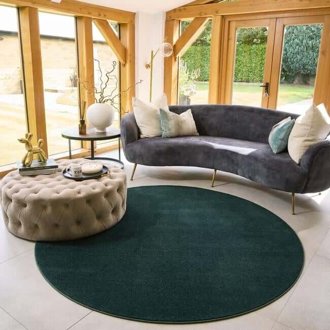 Eco-Washable Rugs Plain Design Non-Slip