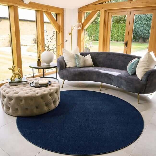 Eco-Washable Rugs Plain Design Non-Slip