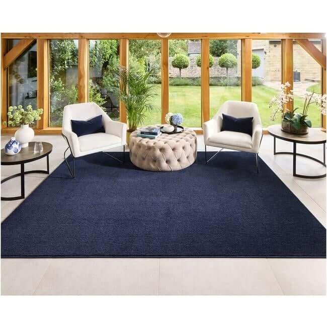 Eco-Washable Rugs Plain Design Non-Slip